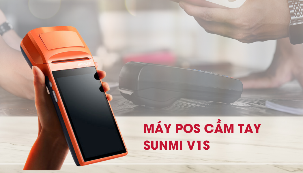 máy POS cầm tay Sunmi v1s máy POS cầm tay Sunmi v1s