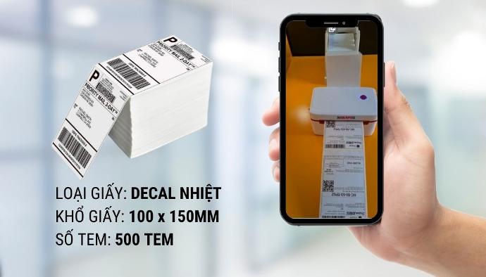 giấy in tem nhãn 100 x 150