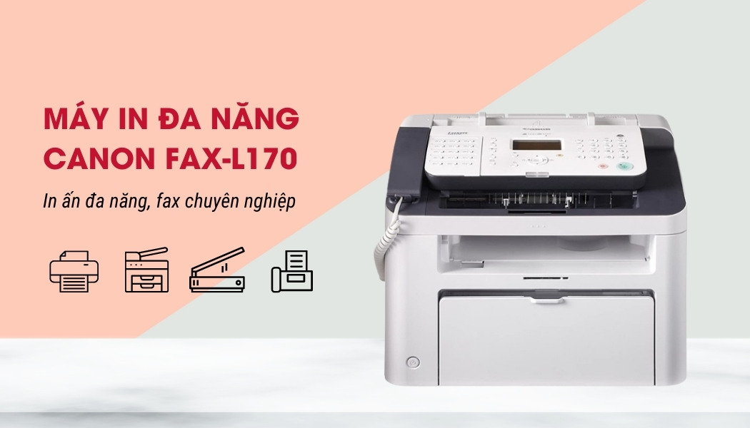máy in đa năng Canon Fax-L170 máy in đa năng Canon Fax-L170