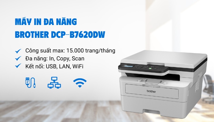 kết nối máy in đa năng Brother DCP-B7620dw kết nối máy in đa năng Brother DCP-B7620dw