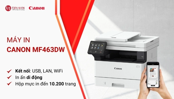 Kết nối không dây với máy in Canon MF463dw Kết nối không dây với máy in Canon MF463dw
