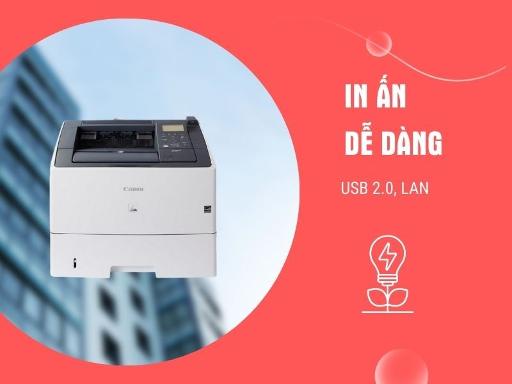 kết nối in ấn máy in Canon LBP6780X