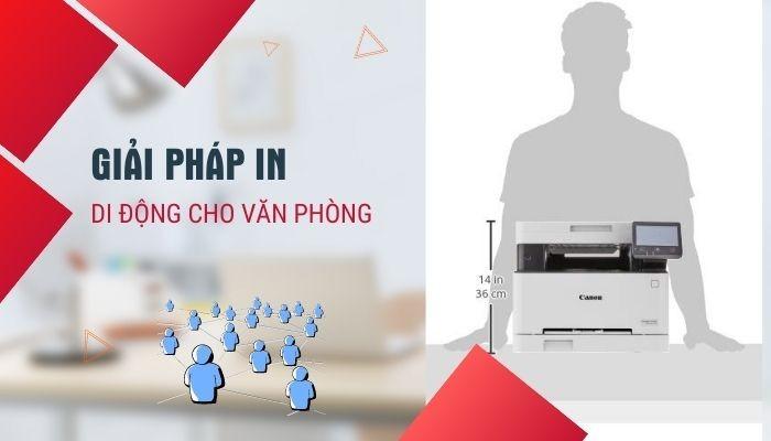 In ấn không dây với máy in canon MF641Cw