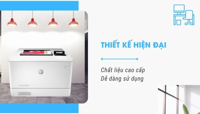 thiết kế máy in laser màu HP M454dn