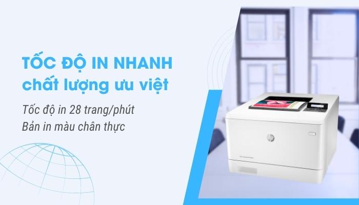 Tốc độ máy in laser HP M454dn