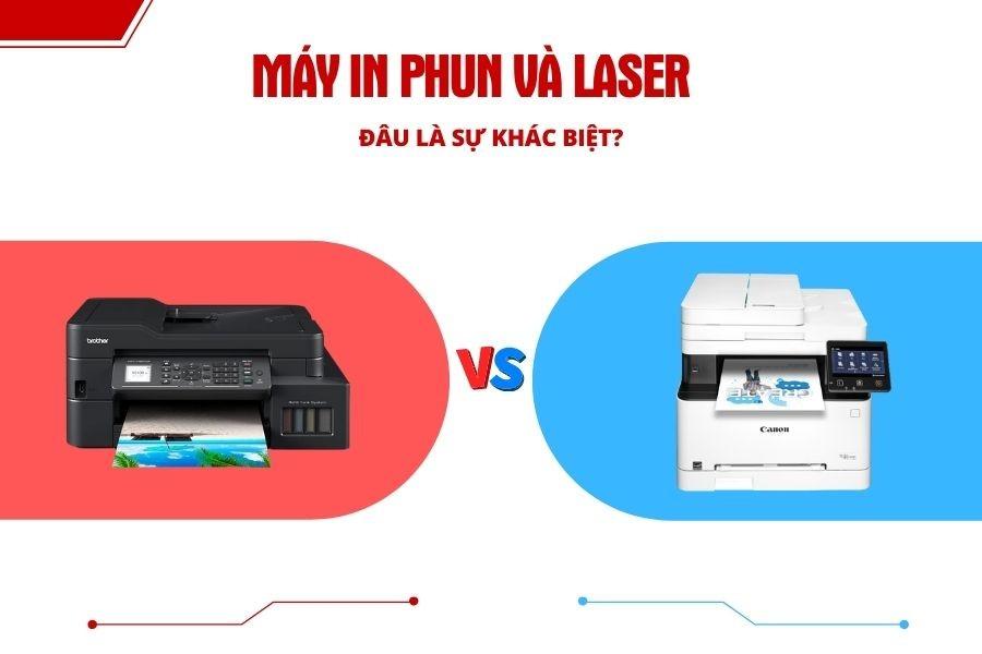 máy in phun màu và laser máy in phun màu và laser