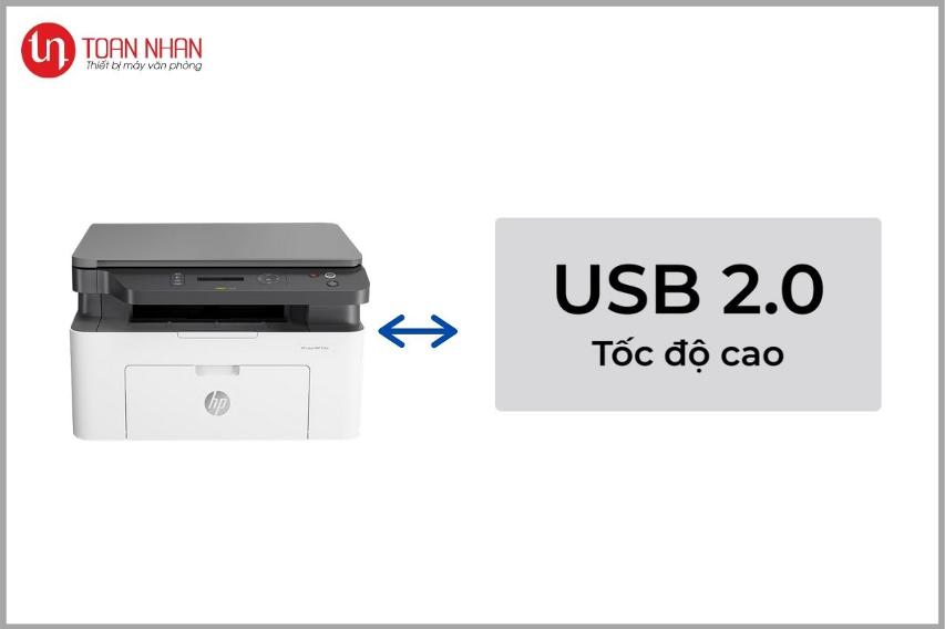 kết nối máy in laser HP MFP135a