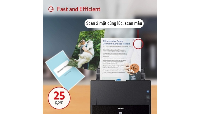 tính năng máy scan Canon DR-225II