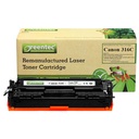 Hộp mực thay thế Greentec Canon 316C (xanh) hiệu suất cao, tương thích cho máy in HP 